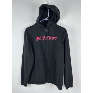 Klim Hoodie Womens Large Hiking Pullover Sweatshirt Outdoor Dusk Spellout